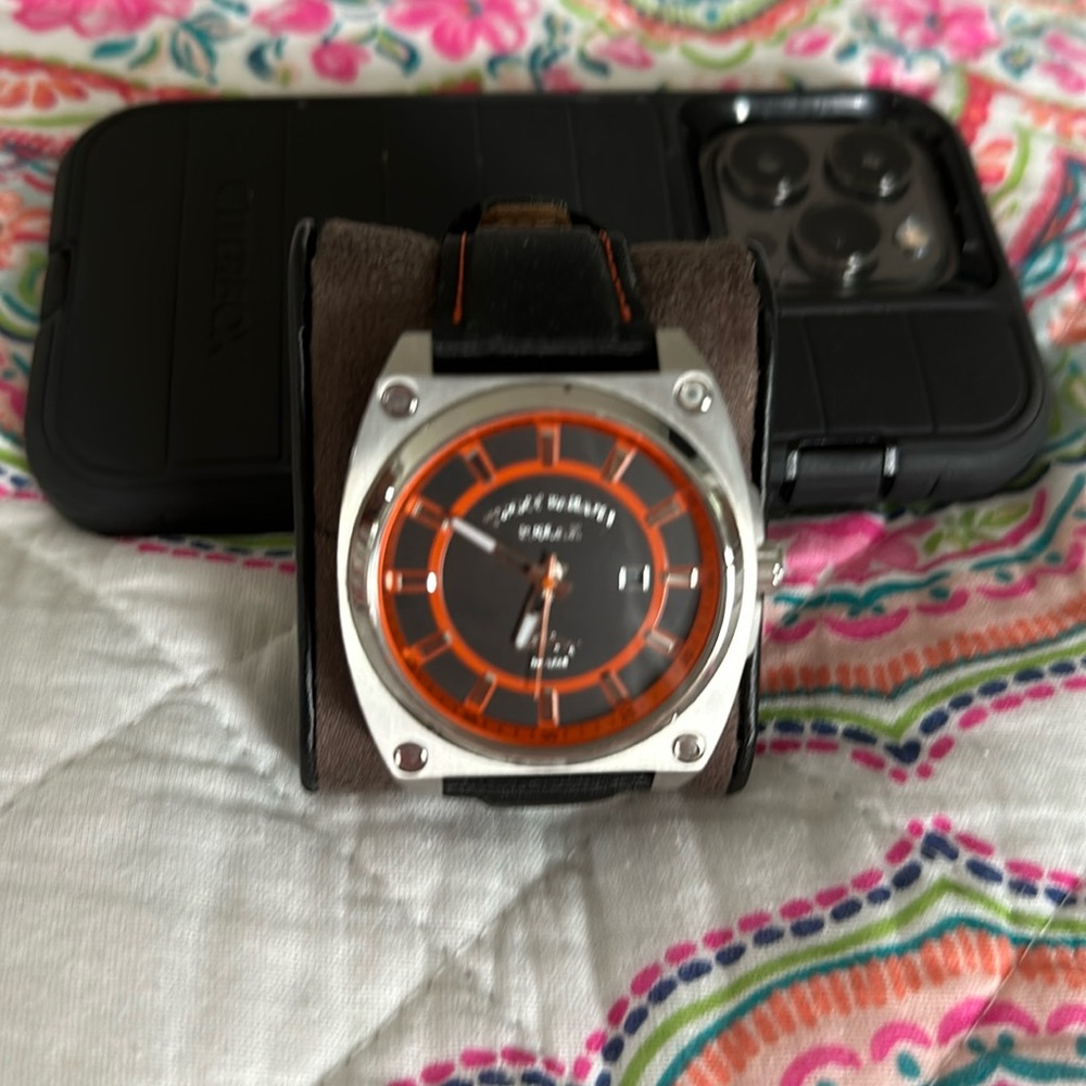 Tommy Bahama Relax Watch, Nylon Band, Silver